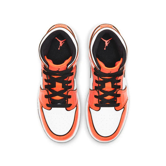 JORDAN 1 MID SE TURF ORANGE (GS)