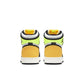 JORDAN 1 RETRO HIGH WHITE BLACK VOLT UNIVERSITY GOLD