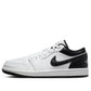 Jordan 1 Low White Black